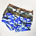 4-pack Men's Low-rise U-pouch Camouflage Boxer Briefs