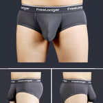 FreeLonger Men's Comfy Separate Support Pouch Briefs