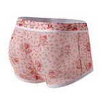 2-pack Men's Mesh Elephant Nose Transparent Boxer Briefs