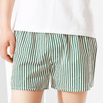 2 Pack Men's Quick-Dry Movement-Friendly Loose Fit Striped Home Shorts