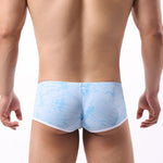 3 Pack Men's Classic & Trendy Style Breathable Mesh Low-Rise Trunks