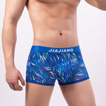 2 Pack Men's Colorful Printed Polyester Comfortable Breathable Trunks