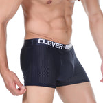 2 Pack Men's Breathable Mesh Supportive Fit Seamless Trunks