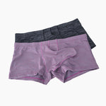7 Pack Men's Solid Color Supportive Separated Pouch Seamless Comfort Trunks