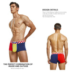 2-pack Men's Colorblock Cotton Boxer Briefs