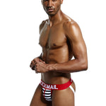 2 Pack Men's Lightweight & Airy Comfy Waistband Stretch Silky Touch Jockstraps