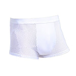 4 Pack Men’s Breathable Mesh Trunks with Antibacterial Fabric