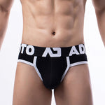 3 Pack Men's Gun and Bullet Separate Large Bag U-Shaped 3D Cut Loose Briefs