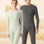 Men's Ultra-Soft Modal Second-Skin Warm-Touch Solid Color Cozy Thermal Sets