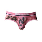 2 Pack Men's Leopard print Sexy Anti-Chafing Comfy Waistband Sporty Cut Bikini