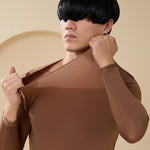 Men's Skin-Friendly Ultra-Thin High-Elastic Anti-Static Thermal Base Layer Tops & Bottoms