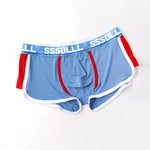 3 Pack Men's Mid-Rise Ice Silk Mesh Trunks
