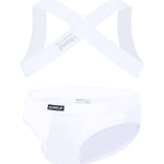 Men's Athletic High-Stretch Compression Active Set with Breathable Support Design
