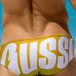 Men's Sexy Letter Printed Swim Briefs