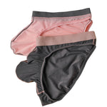 3 Pack Men's Cooling Airflow Second-Skin Feel Ice Silk Touch Briefs
