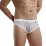 3 Pack Men's Nylon Sexy Low-Rise High-Elastic Briefs