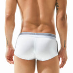 Men's Slim-Fit Cotton Trunks - Low Rise & Lifting Support