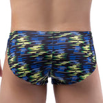 4 Pack Men's Ultra-Thin Moisture-Wicking Bold Prints Low-Rise Trunks
