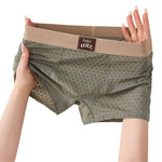 4 Pack Men's Cooling Mid-Rise Stretchy & No-Roll Hem Trunks