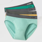 3 Pack Men's Seamless Comfort Anti-Chafing Full Coverage Briefs