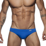 Men’s Solid Color Swim Briefs with Removable Pad