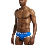 2 Pack Men's Sexy Cheeky Ultra-Soft Cotton Low-Rise & Revealing Supportive Jockstraps