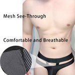2 Pack Men's Mesh Breathable Multi-Functional Briefs