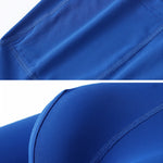 2 Pack Men’s Compression Boxer Shorts with Side Pocket