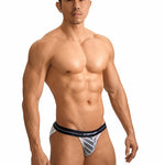 2 Pack Men's Sheer Mesh Low-Rise Breathable Briefs