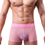 3 Pack Men's Invisible & Mesh Breathable Cooling Touch Trunks
