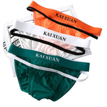 3 Pack Men's Sexy High-Cut 3D U-Pouch & Breathable Bikini