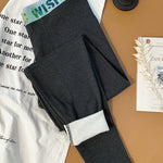 Men's Thermal Pants with Fleece Lining, Thickened Sports Base Layer Pants