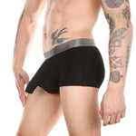 Men’s Dual Ball Pouch Trunks With Fly Front