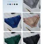4 Pack Men's Stretch Fit Low-Rise Zero-Irritation Soft-Bound Edges Cooling Briefs