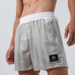 Men's Mesh-Lined Double-Layer Sports Fitness Breathable Sweat-Wicking Quick-Dry Shorts