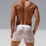 Men's Non-Lined Translucent Sexy Beach Shorts