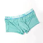 3 Pack Men's Mid-Rise Ice Silk Hollow-Out Trunks