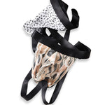 3 Pack Men's Leopard Print Ice Silk Mesh Jockstraps with 3D Pouch Breathable Support