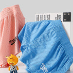 2 Pack Men's Seamless Comfort Quick-Dry Lightweight & Airy Mesh Boxers Shorts