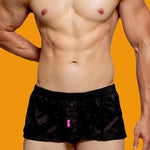 Men's Low-Rise Solid Color Boxer Shorts
