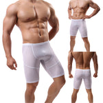2 Pack Men's Tight Fit & Multi-Sport Mesh Breathable Activewear Tights