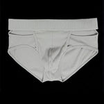 2 Pack Men's Ultra-Soft Cotton Comfort-Fit Expanded Pouch Briefs