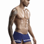 Men's Stylish Homewear Cotton Toweling Side Slit Shorts