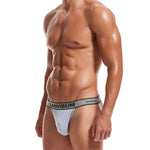 4 Pack Men's Mid-Rise Sexy Comfortable Cotton Jockstrap