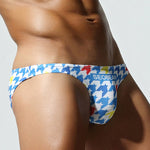 2 Pack Men's Printed Snug-Fit & Personalized Style Briefs