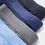 2 Pack Men's Seamless Comfort Breathable Anti-Chafing & Antibacterial Boxers Briefs