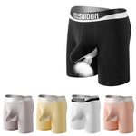 2 Pack Men's Supportive Separated Pouch Ultra-Soft Anti-Chafing Midway Briefs