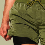 Men's Double-Layer Loose Board Shorts