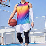 Men's Knee Protection Running & Sports Compression Activewear Tights