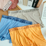3 Pack Men's Antibacterial Seamless Boxer Briefs